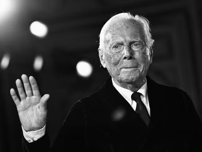 Giorgio Armani. Foto: Getty Images