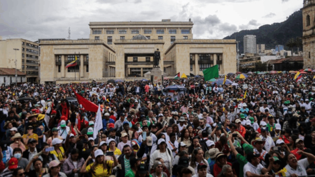 Manifestaciones en Bogotá 28 de mayo Foto: Colprensa