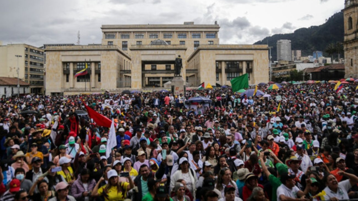 Manifestaciones en Bogotá 28 de mayo Foto: Colprensa