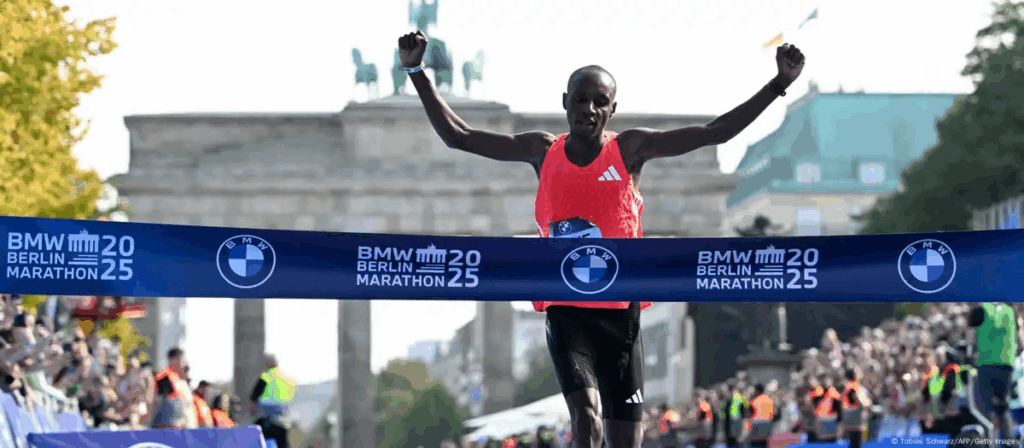 Sabastian Sawe. Foto: Tobias Schwarz/AFP/Getty Images