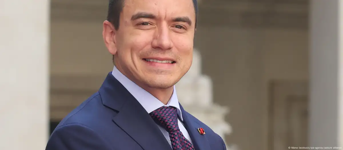 Daniel Noboa, presidente de Ecuador. Foto: Marco Iacobucci/ipa-agency