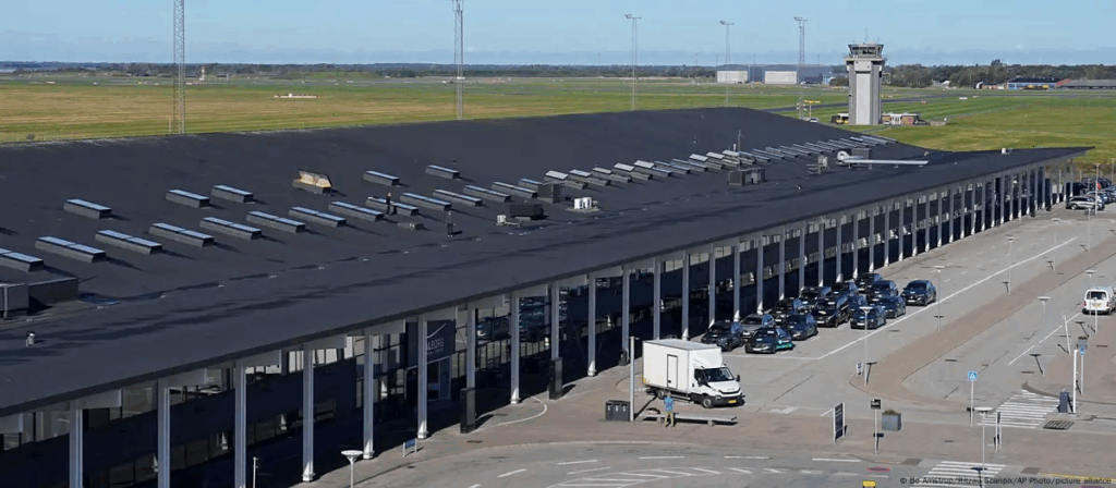 Aeropuerto de Aalborg, en Dinamarca Foto: Bo Amstrup/Ritzau Scanpix/AP Photo