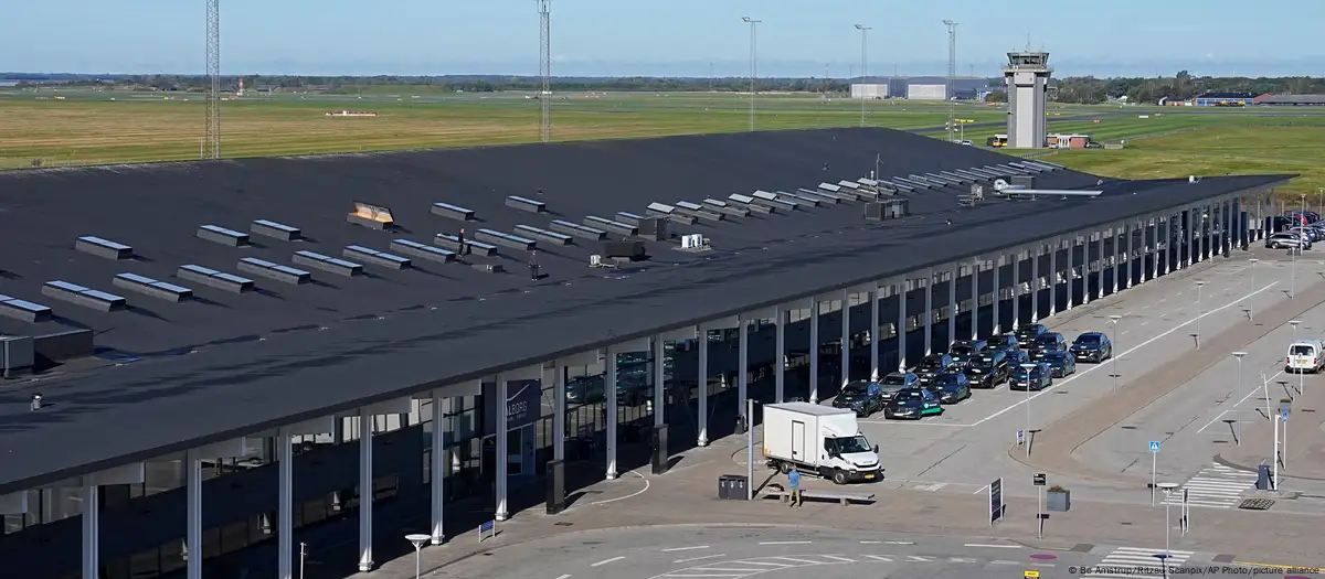 Aeropuerto de Aalborg, en Dinamarca Foto: Bo Amstrup/Ritzau Scanpix/AP Photo