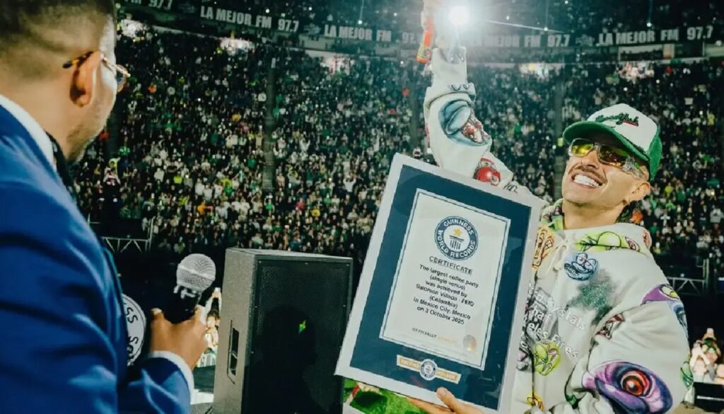 Ferxxo gana récord Guiness y no es por su música