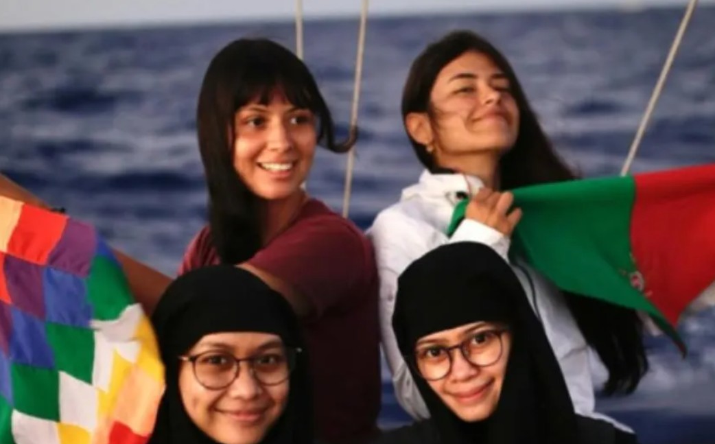 Liberan activistas colombianas propalestina en Israel