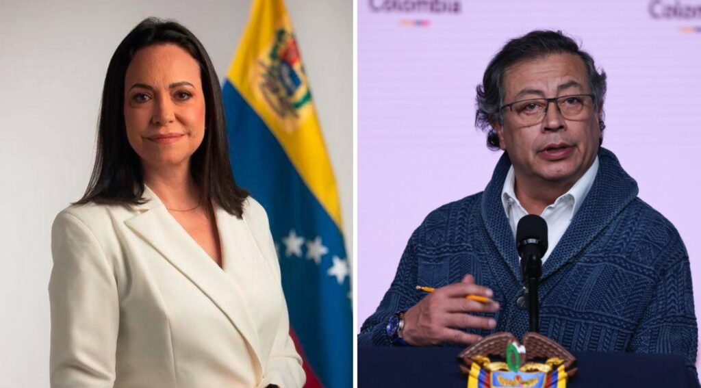 La mezquina reacción de Gustavo Petro al Nobel de la Paz de María Corina Machado