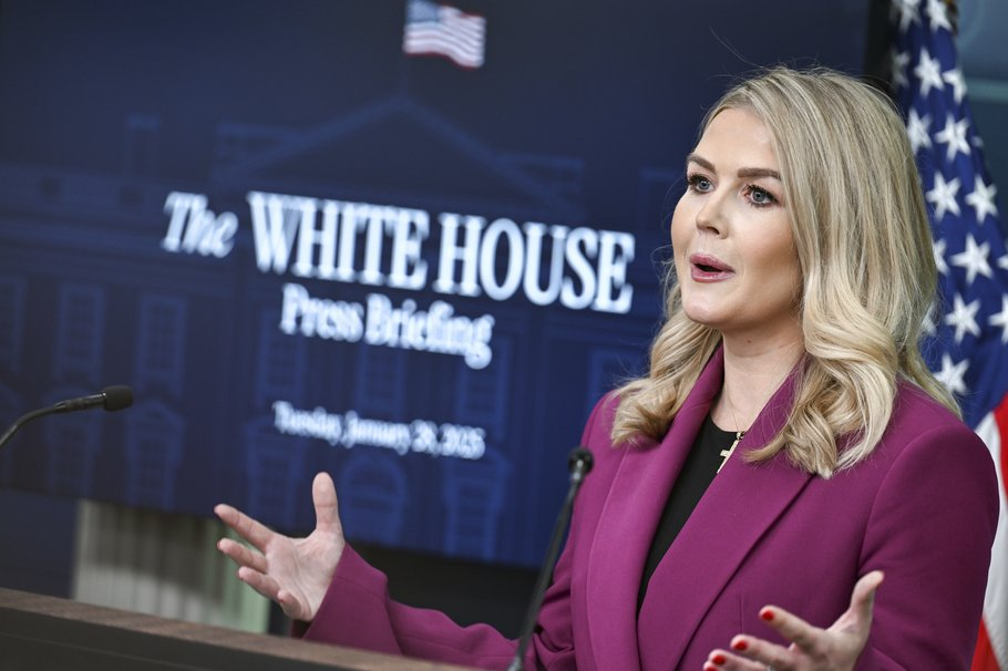 Karoline Leavitt, portavoz de la Casa Blanca. Foto: Sipa USA/Annabelle Gordon via AP Images