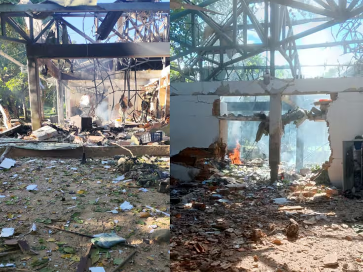 Base del Ejército en Puerto Jordán, Arauca Foto: caracol radio