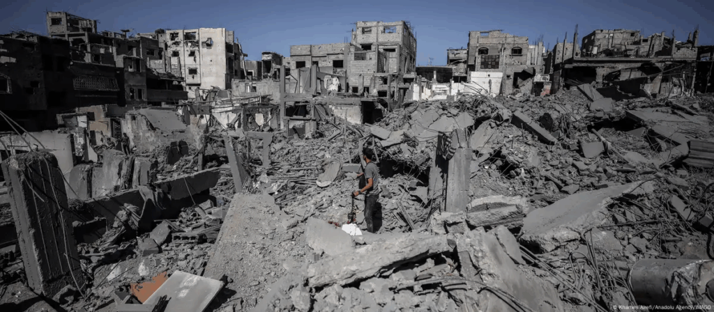 La guerra se desencadenó tras el ataque de Hamás contra Israel el 7 de octubre de 2023. (Imagen de archivo 20.09.2025) Foto: Khames Alrefi/Anadolu Agency/IMAGO