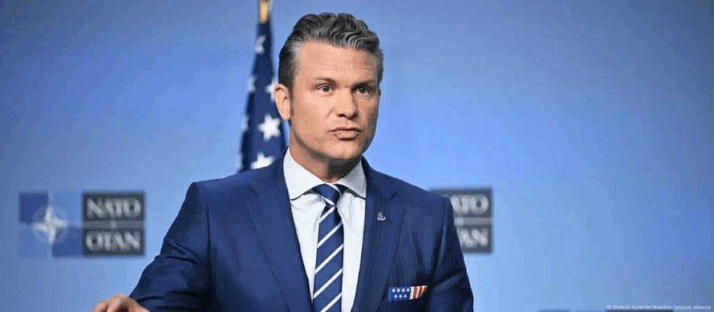 El secretario de Defensa estadounidense, Pete Hegseth Foto: Dursun Aydemir/Anadolu/