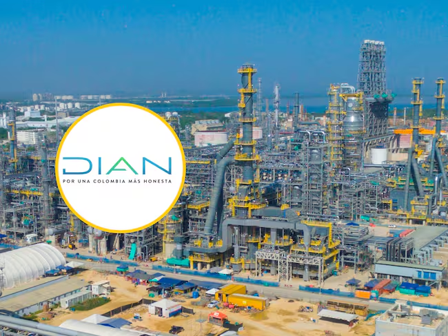 Las reglas de la DIAN permiten embargar hasta el 200% de lo que está cobrando Foto: Reficar / DIAN vía wradio