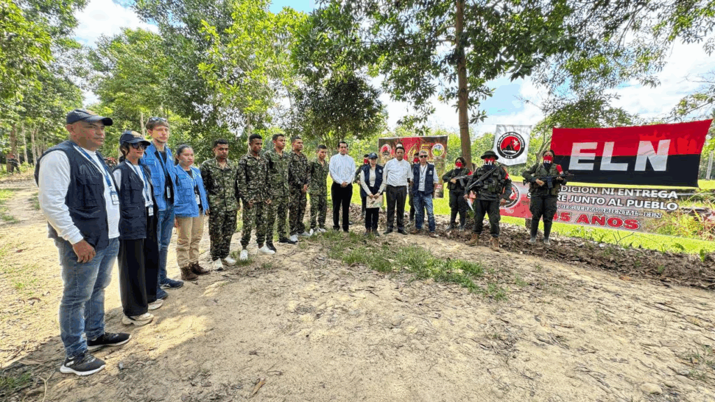 Liberación de los soltados retenidos Foto: wradio