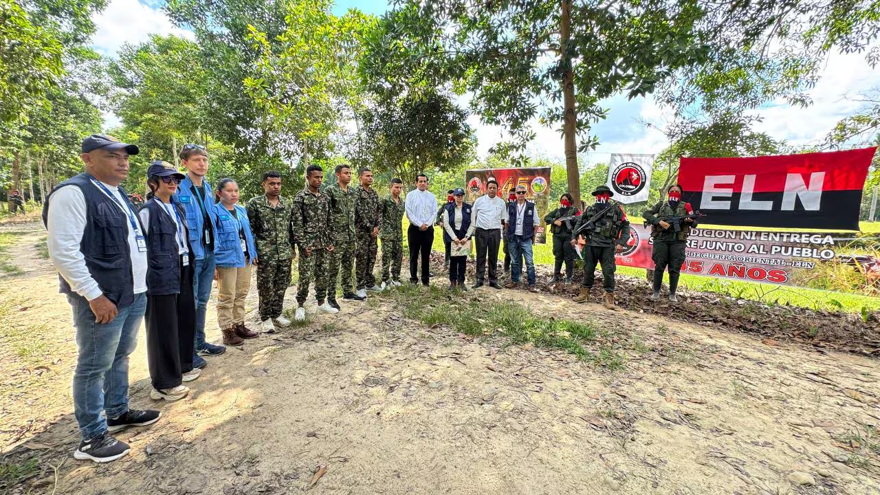 Liberación de los soltados retenidos Foto: wradio
