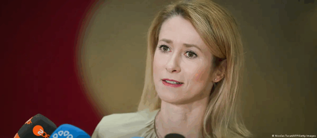 Kaja Kallas, jefa de la diplomacia europea. Foto: Nicolas Tucat/AFP/Getty Images