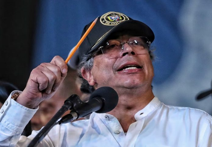 Gustavo Petro, presidente de Colombia. Foto: diario la libertad