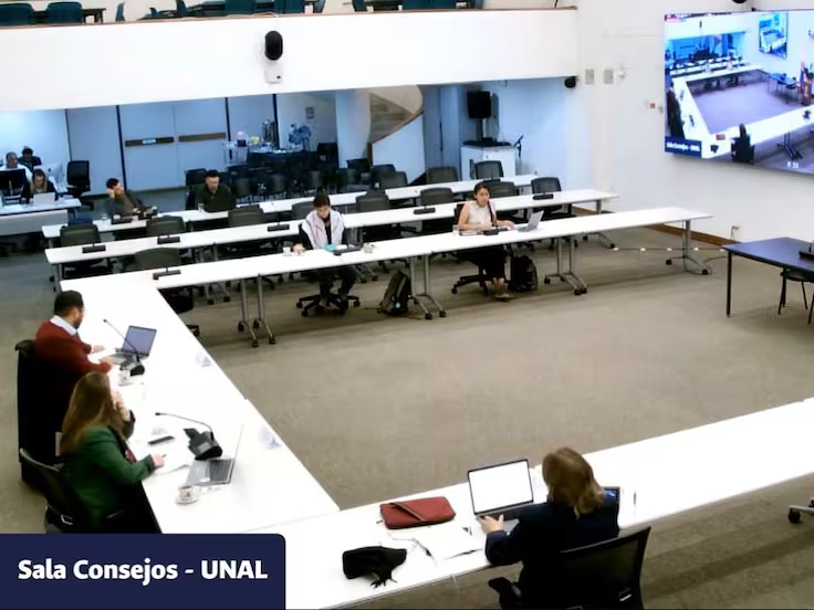 Sala de consejos UNAL Foto: caracol radio