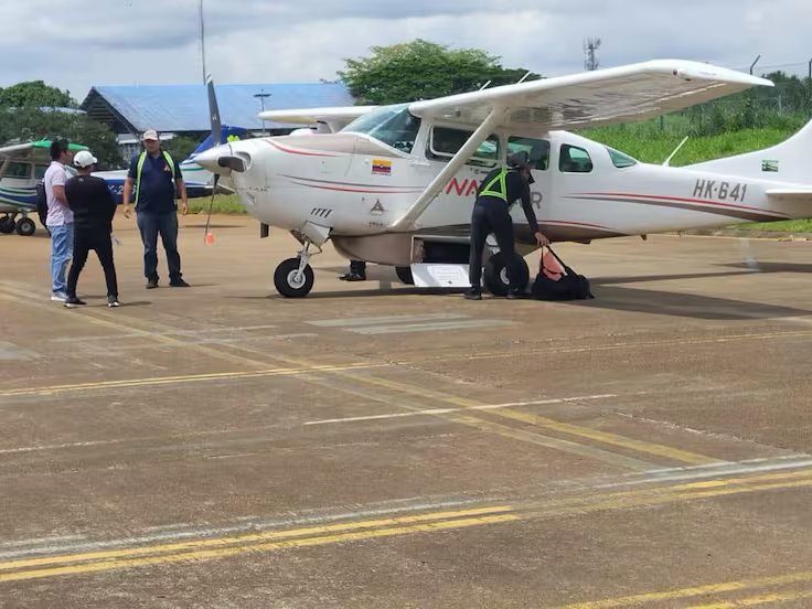 Las autoridades aeronáuticas están coordinando con Nativ Air el acceso al lugar exacto del siniestro Foto: Registraduría via caracol radio