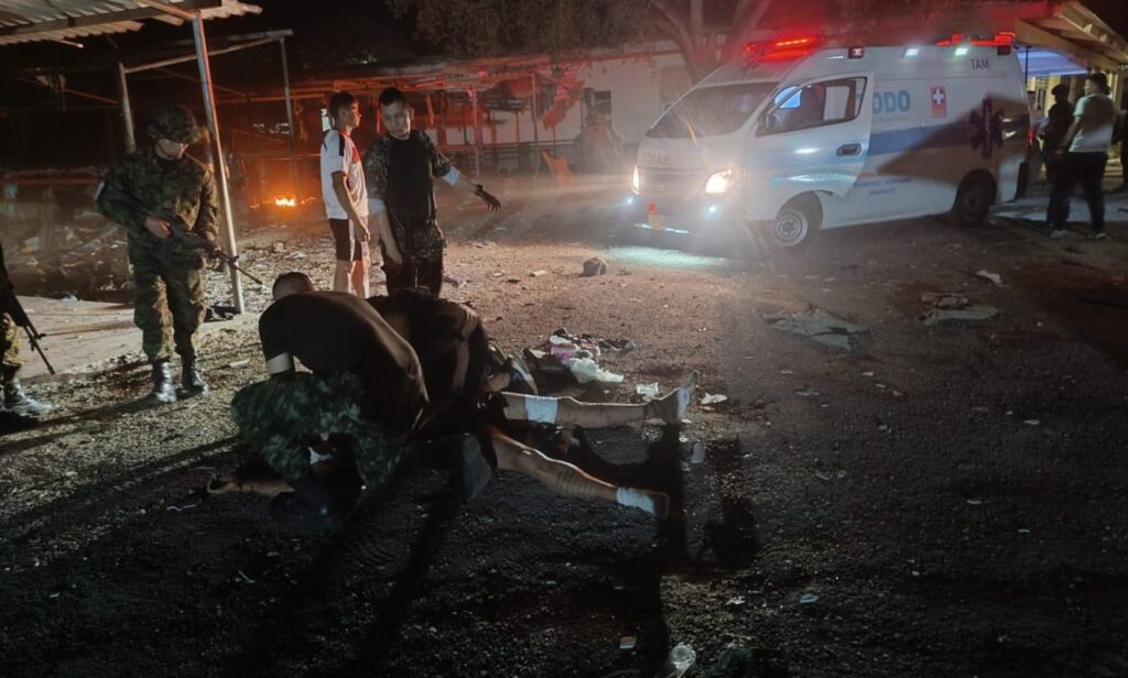 Atentado con drones contra base militar en Aguachica deja siete soldados muertos y 32 heridos