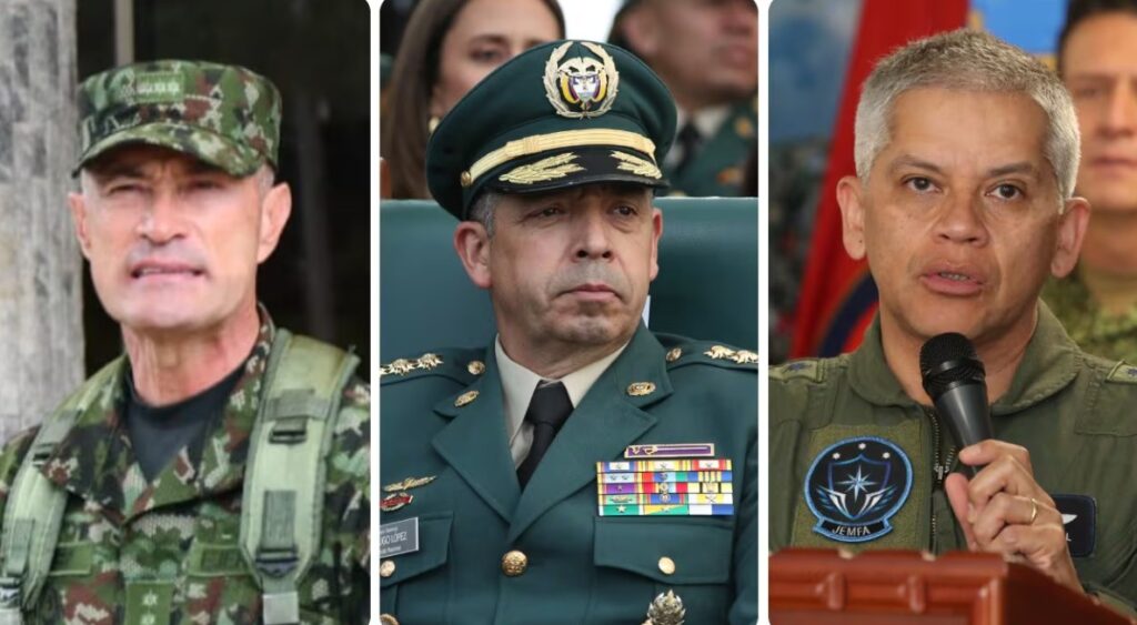 ¿Quiénes son los nuevos altos mandos de las Fuerzas Militares de Colombia?