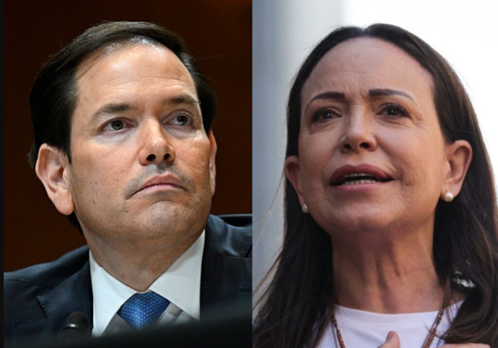 Marco Rubio recibirá a María Corina Machado en el Departamento de Estado de EE. UU. en medio de la política hacia Venezuela