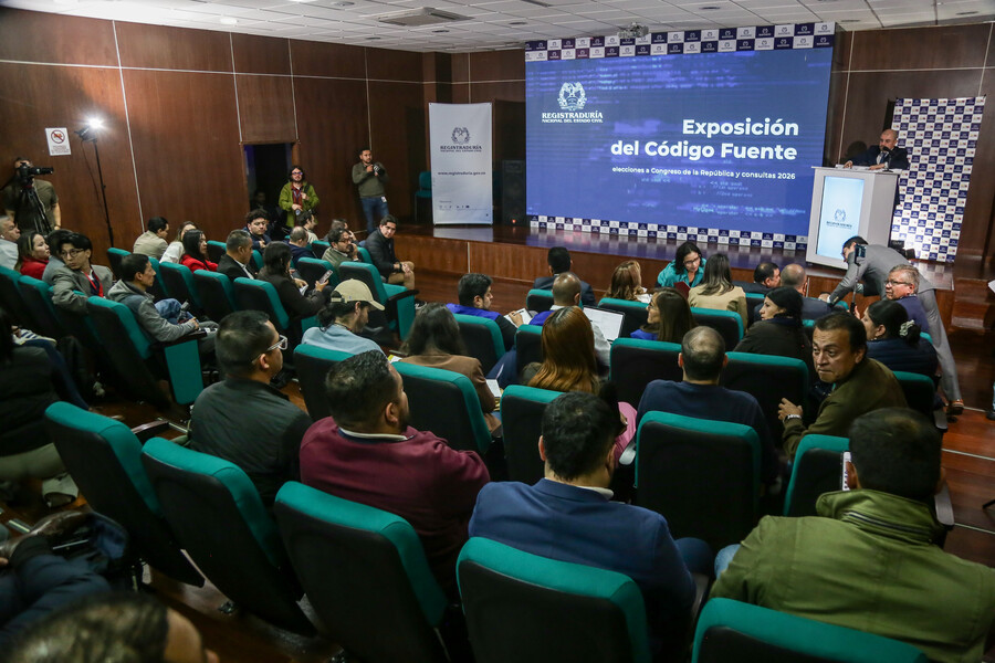 Registraduría expone por primera vez código fuente del software electoral para comicios del 8 de marzo