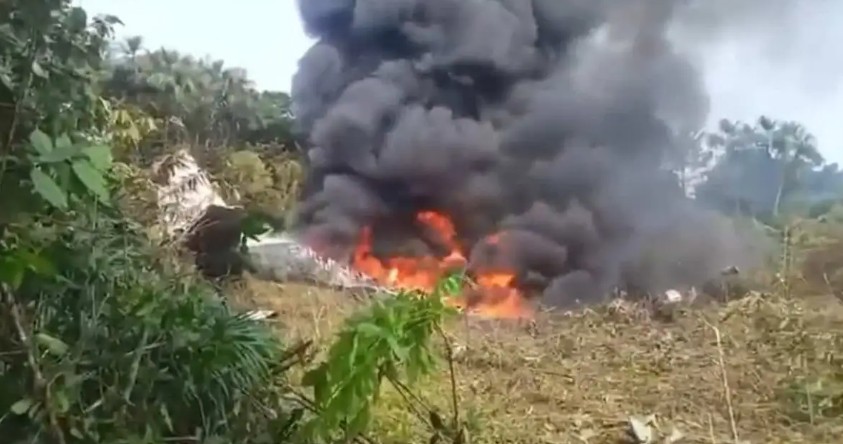 Trágico accidente de avión militar Hércules en Putumayo 48 heridos rescatados