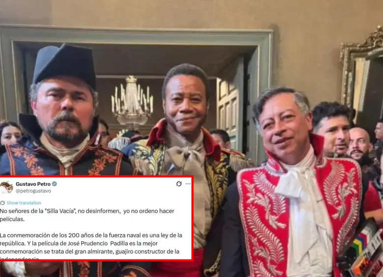 Polémica por la película del almirante José Padilla: la ministra Carina Murcia asegura que el presidente Gustavo Petro la encargó directamente