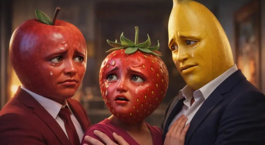 ‘Frutinovelas’: el fenómeno viral en redes sociales que convierte frutas en protagonistas de dramas amorosos