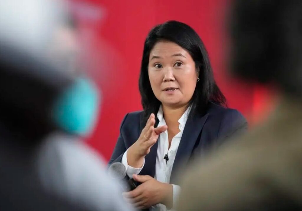 Keiko Fujimori asegura que, de ganar la presidencia, no buscaría la reelección
