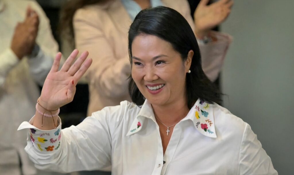 Fujimori consolida ventaja clave sobre Sánchez para ser presidenta de Perú