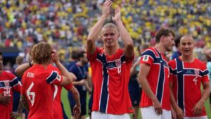 Con doblete de Erling Haaland, Noruega acabó con el sueño mundialista de Brasil