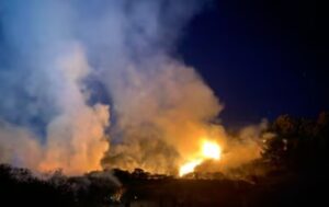 Incendio forestal en Soacha obligó a evacuar conjuntos residenciales