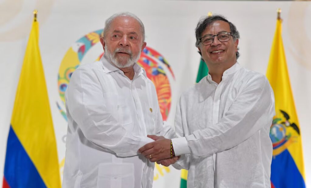 Gustavo Petro le confirma a Lula da Silva que dejará la Presidencia el 6 de agosto