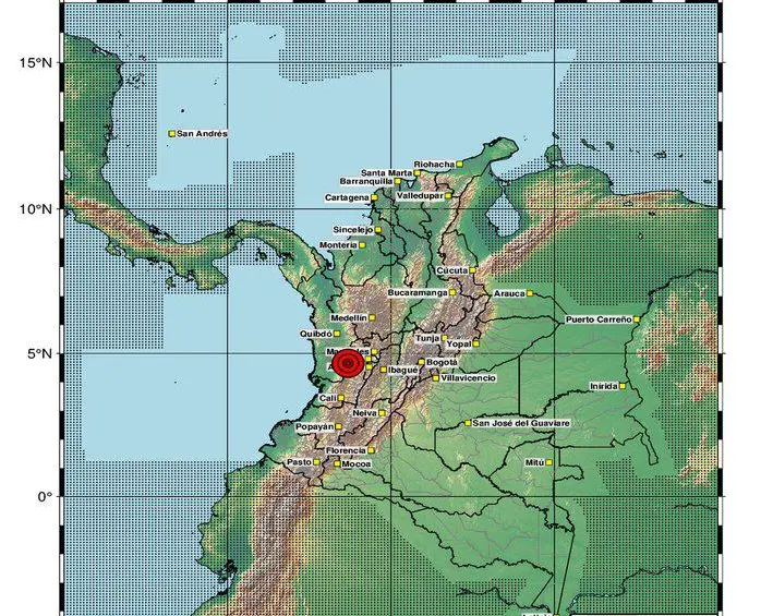 Atención: Largo y fuerte temblor de magnitud 7.4 sacudió esta mañana en Colombia, ¿lo sintió?