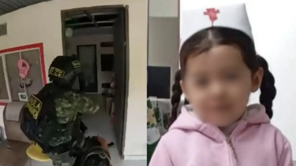 Rescatan a Salomé Vásquez, la niña de dos años secuestrada por su propio padre en represalia contra su madre