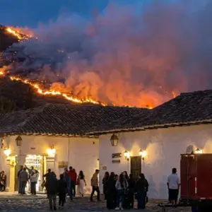 S.O.S. en Villa de Leyva: Alcaldía pide auxilio urgente al gobierno de Abelardo de la Espriella por incendios forestales