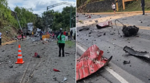 Carro bomba destruyó peaje El Bordo en Cauca: Gobierno promete perseguir a los responsables