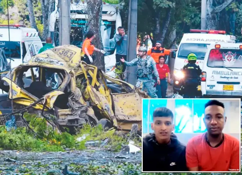 Cárcel para dos presuntos terroristas de las disidencias de las Farc por el atentado con camión-bomba en Cali
