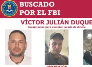 FBI ofrece recompensa de US$10.000 por colombiano vinculado a lavado de dinero